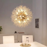 Starburst Gold Crystal Modern plafond moderne