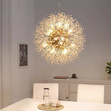 Starburst Gold Crystal Modern plafond moderne