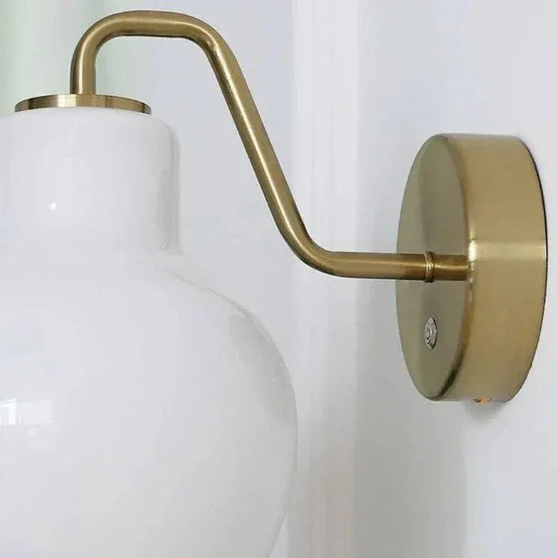 Applique De Cuisine Dorée En Verre Crème - Clowas.fr