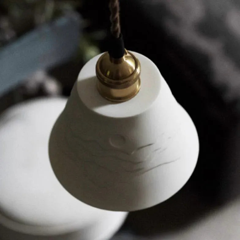 Vintage Ceramic Pendant Gold Wall Lights