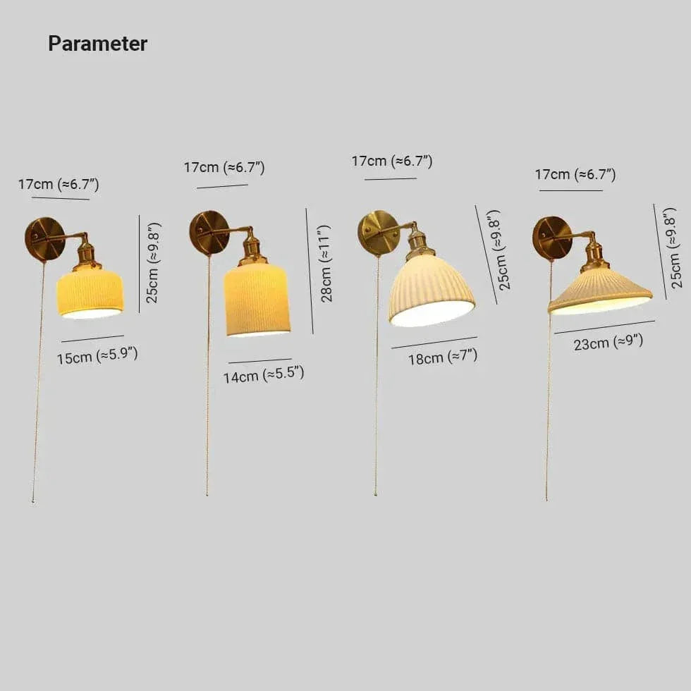 Applique Murale Led Pour Salon Rétro Céramique Murale - Clowas.fr