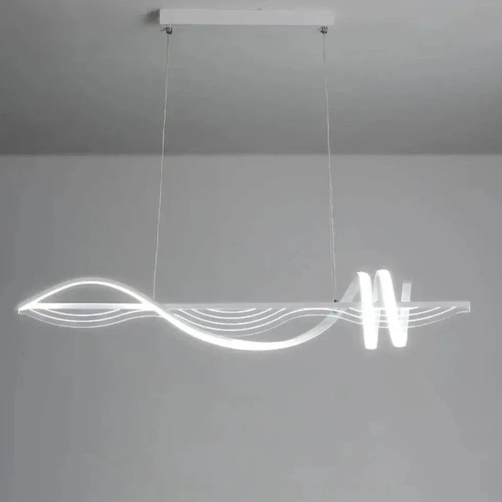 Grand Lustre De Plafond Led Pour Restaurant Créatif - Clowas.fr