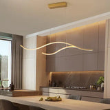 Double Curve Minimalist Modern Pendant Light