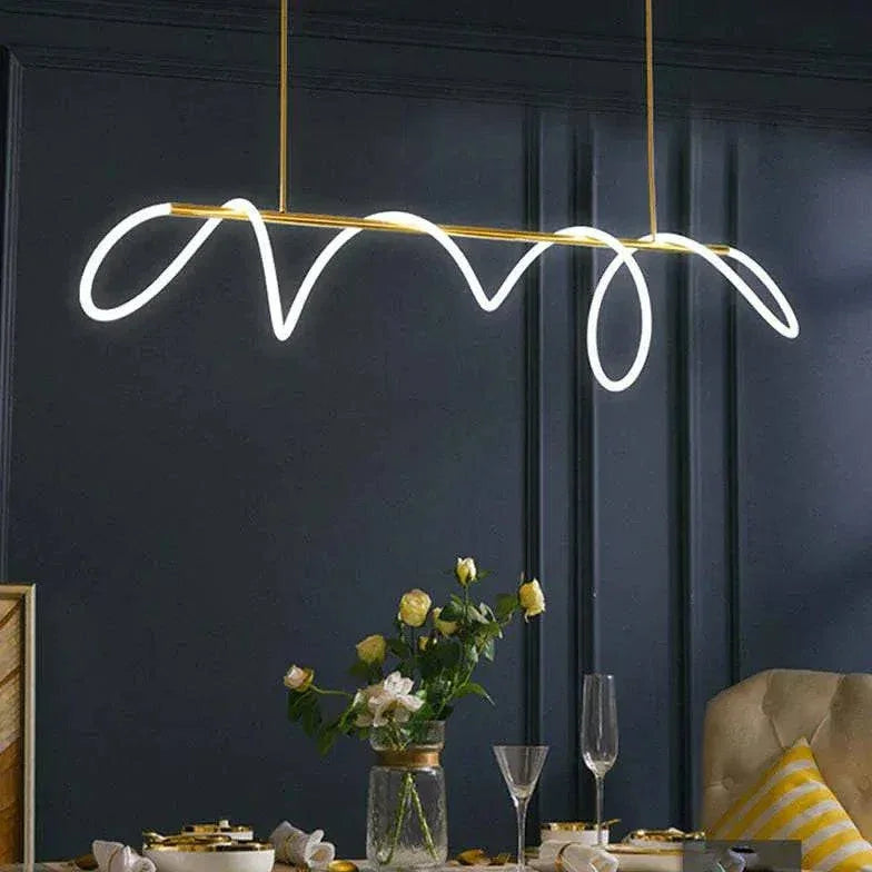 Lampe Ilot Central Design Moderne Led Minimaliste - Clowas.fr