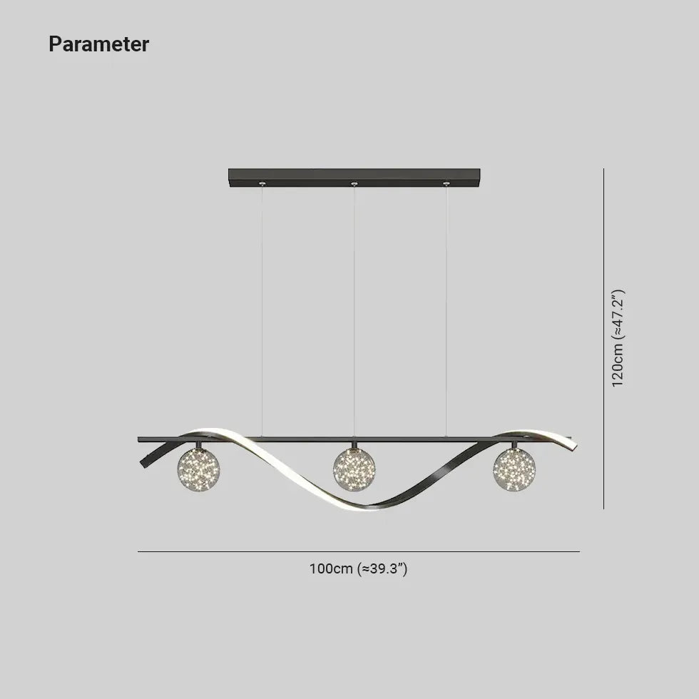 Lustre de salle à manger moderne et créatif