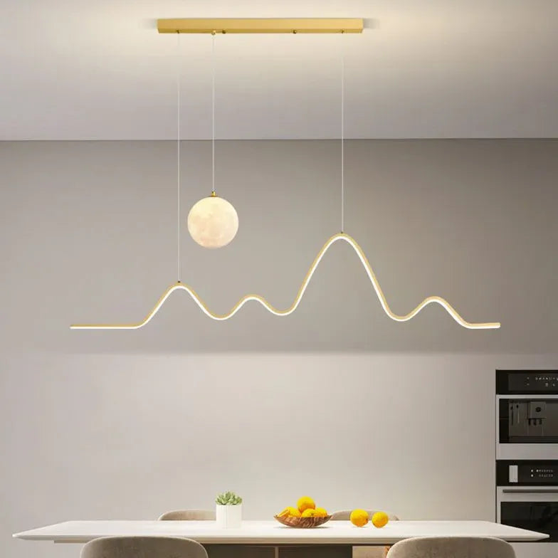 Moon Wave LED Pendant Light