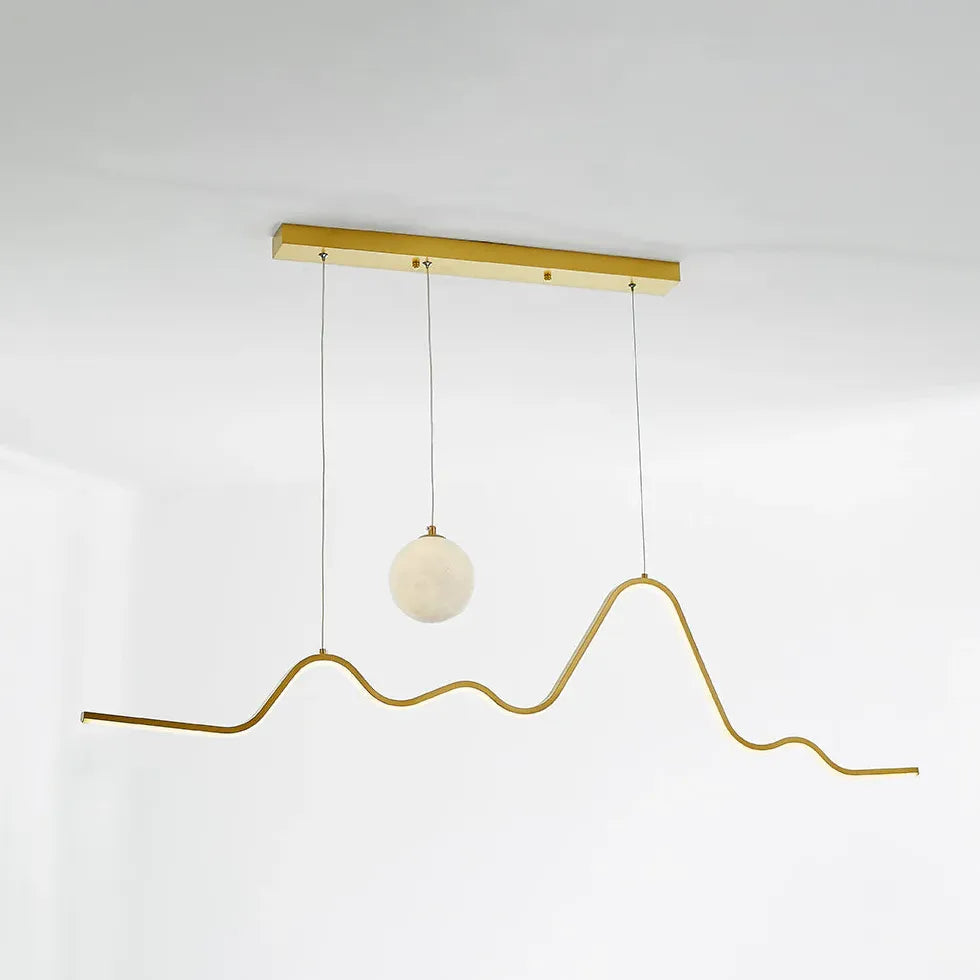 Moon Wave LED Pendant Light