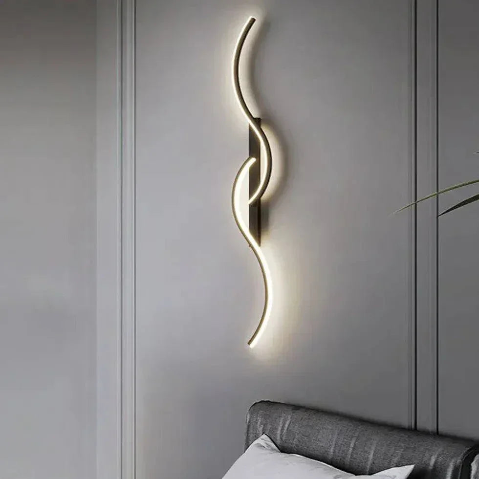 Applique Murale Led Ondulée Pour Chambre - Clowas.fr