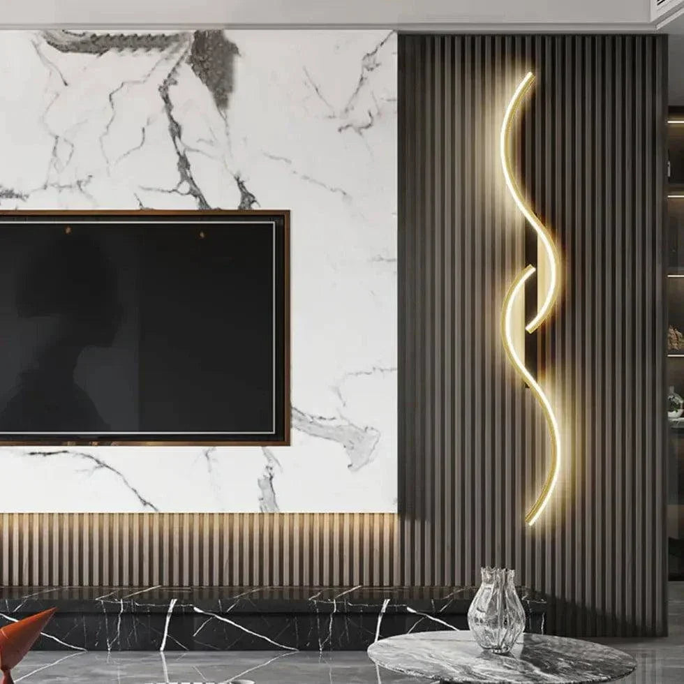 Applique Murale Led Ondulée Pour Chambre - Clowas.fr