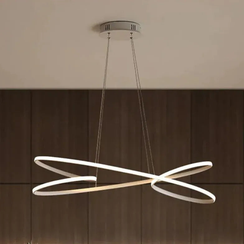 Lustre ilot central design moderne minimaliste