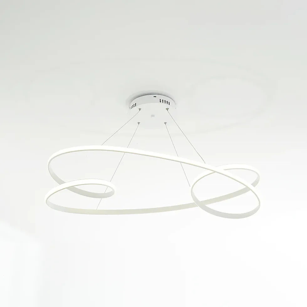 Lustre ilot central design moderne minimaliste