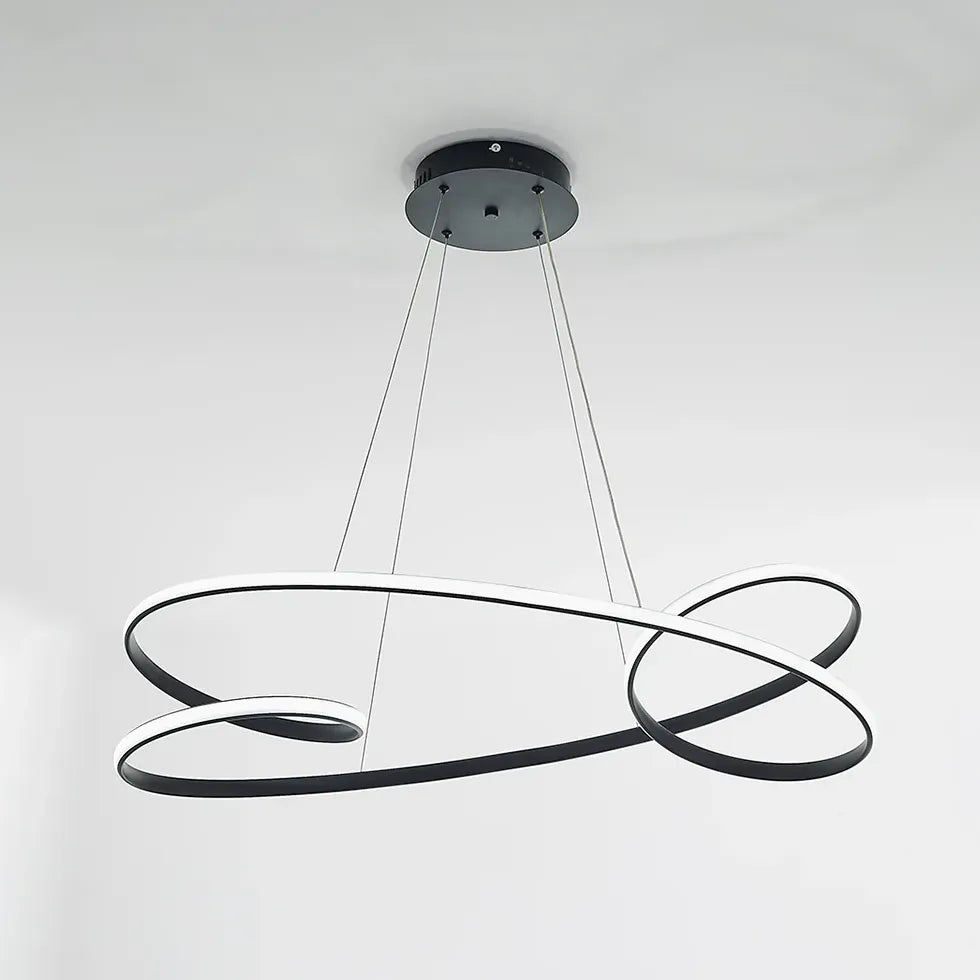 Lustre ilot central design moderne minimaliste