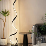 Lampadaire de style art moderne en spirale moderne