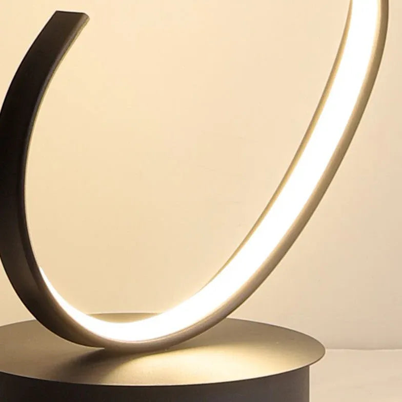 Lampadaire de style art moderne en spirale moderne