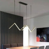 Lustre Au Design Créatif À Vagues Géométriques Nordiques - Clowas.fr