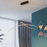 Minimalist Irregular Curved Modern Pendant Light