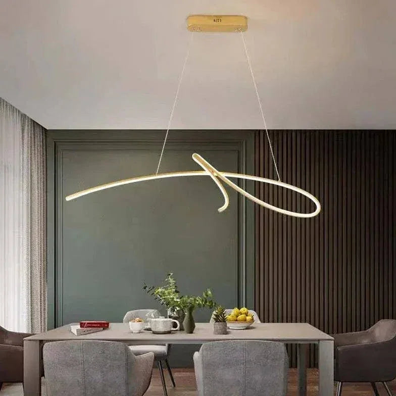 Lampe Bar Minimaliste Nordique Moderne Aluminium - Clowas.fr