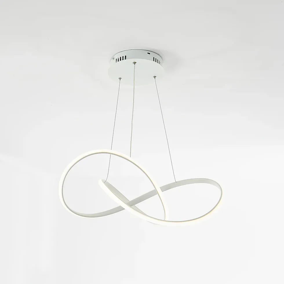 Suspension neon circulaire moderne minimaliste