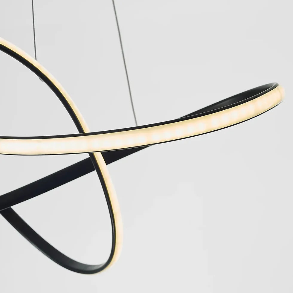 Suspension neon circulaire moderne minimaliste