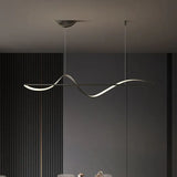 Minimalist Waves Modern Dining Room Pendant Light