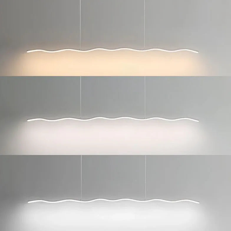 Wavy Line Minimalist Modern Pendant Light