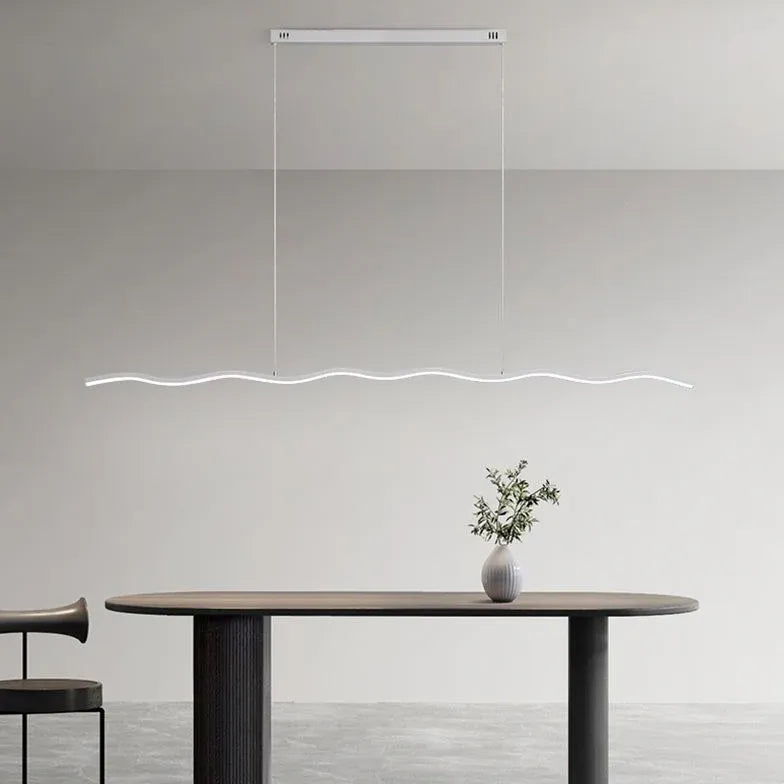 Wavy Line Minimalist Modern Pendant Light