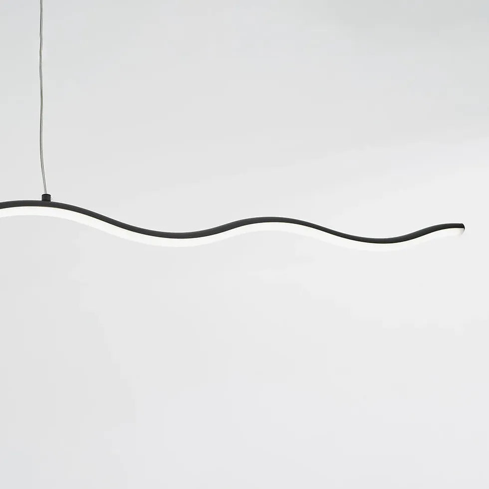 Wavy Line Minimalist Modern Pendant Light