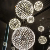 Bright Sphere LED Modern Pendant Light