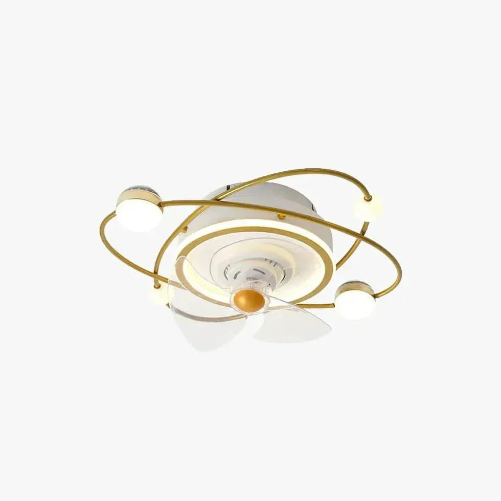 Lampe Ventilateur Silencieux Chambre Enfant Plafonnier Moderne - Clowas.fr