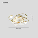 Lampe Ventilateur Silencieux Chambre Enfant Plafonnier Moderne - Clowas.fr