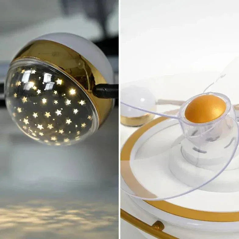 Lampe Ventilateur Silencieux Chambre Enfant Plafonnier Moderne - Clowas.fr