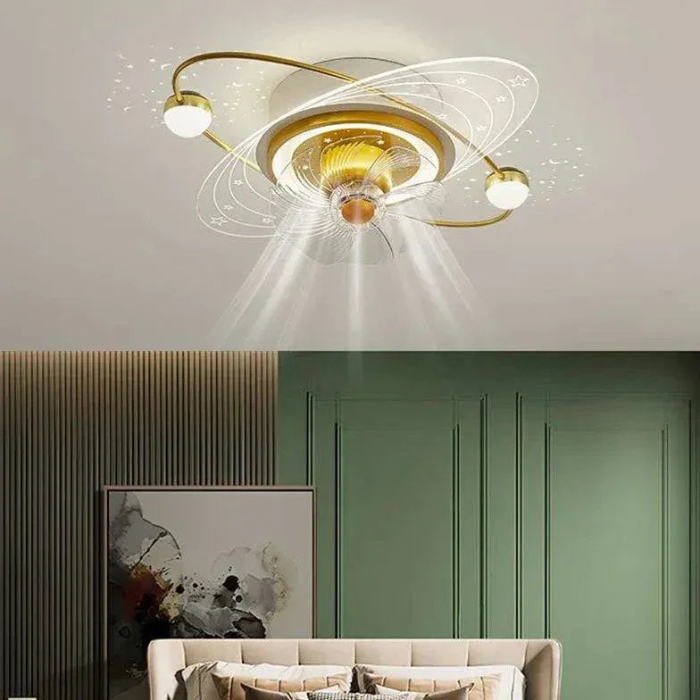 Luminaire Chambre Plafonnier Ventilateur Plafond Moderne Starry - Clowas.fr