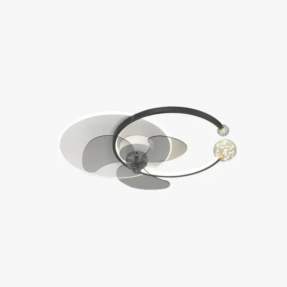 Lustre Ventilateur Silencieux Led Moderne Chambre - Clowas.fr