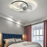 Lustre Ventilateur Silencieux Led Moderne Chambre - Clowas.fr