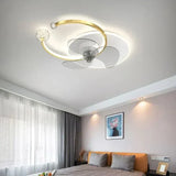 Lustre Ventilateur Silencieux Led Moderne Chambre - Clowas.fr
