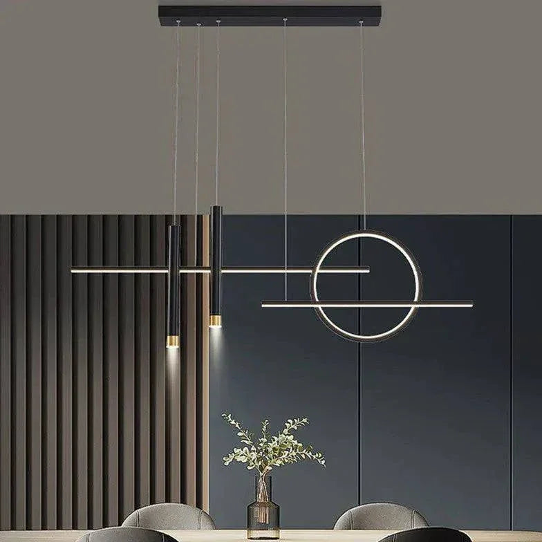 Suspension Led Verticale En Forme D'Anneau - Clowas.fr