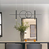 Circular Lines Dining Room LED Pendant Light