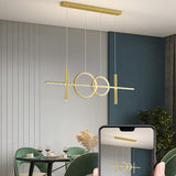 Circular Lines Dining Room LED Pendant Light