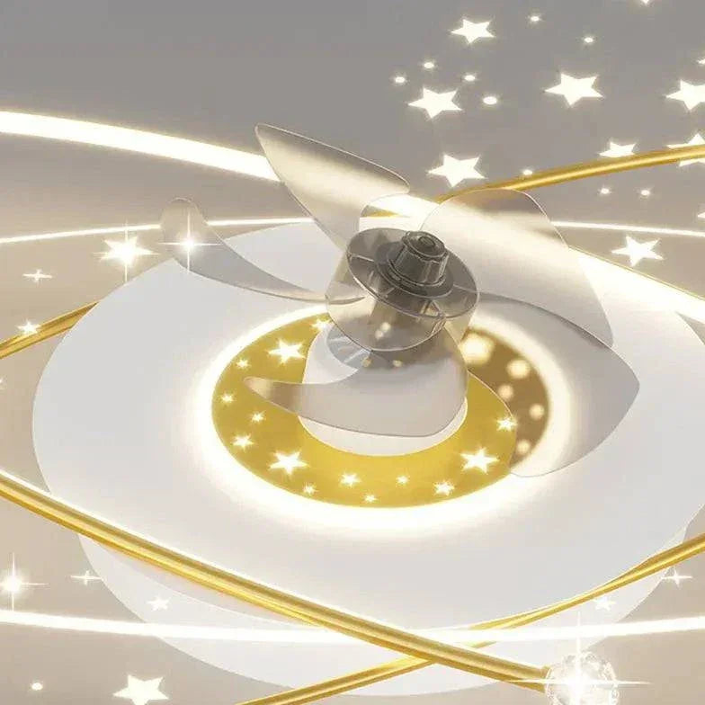 Ventilator Met Lamp Plafonnier Ventilateur Ensemble Élégant - Clowas.fr