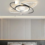 Star Ring LED Ceiling Fan With Light