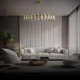 Lustre En Cristal De Luxe En Verre Design - Clowas.fr