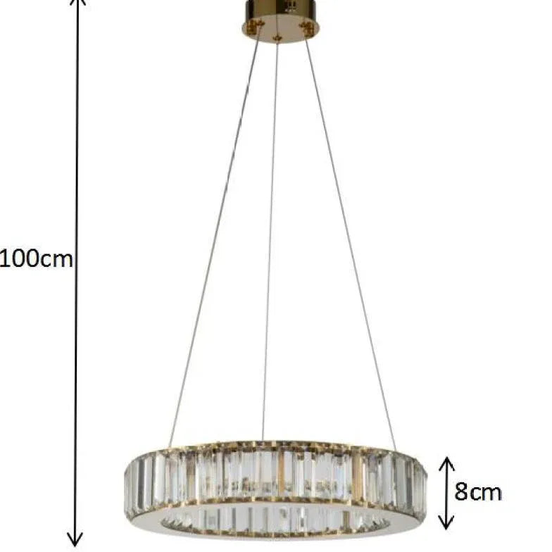 Type de clôture Crystal Dining Room Pendant Light