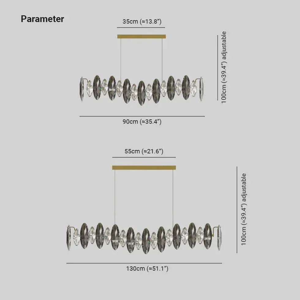 Lustre De Salle À Manger Design De Salon En Cristal Moderne - Clowas.fr
