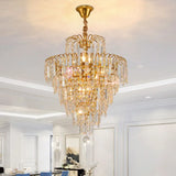 Multi-Light Design Luxury Crystal Gold Chandelier