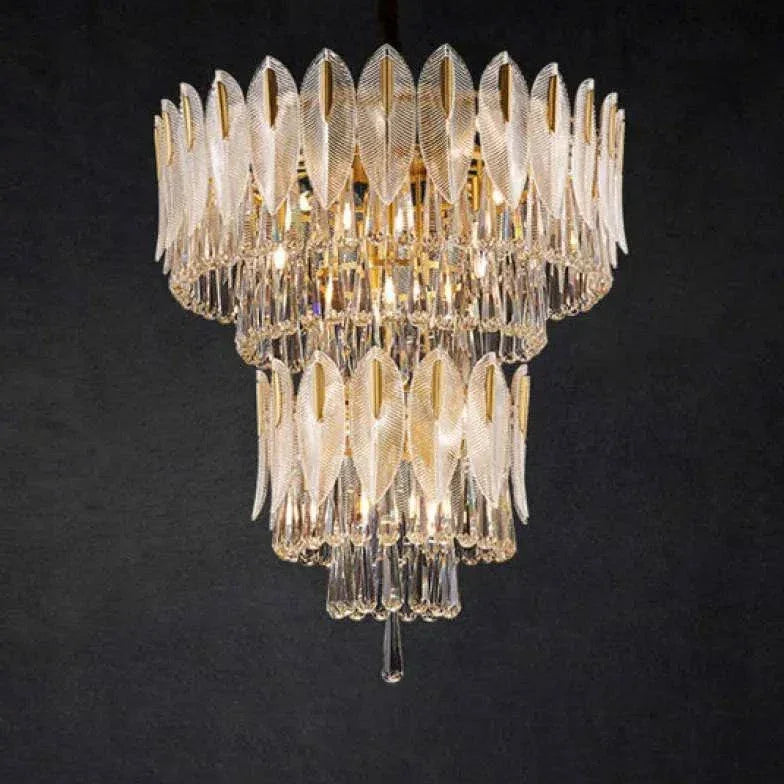 Lustre En Pampille Moderne Léger Luxueux Cristal - Clowas.fr