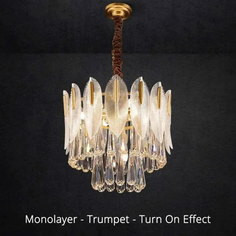 Lustre En Pampille Moderne Léger Luxueux Cristal - Clowas.fr