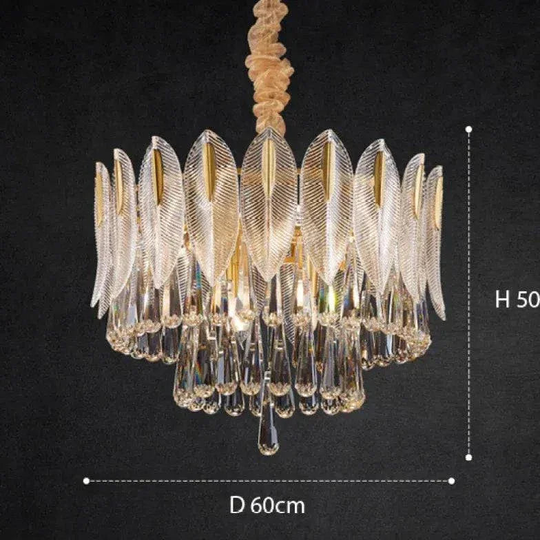 Lustre En Pampille Moderne Léger Luxueux Cristal - Clowas.fr