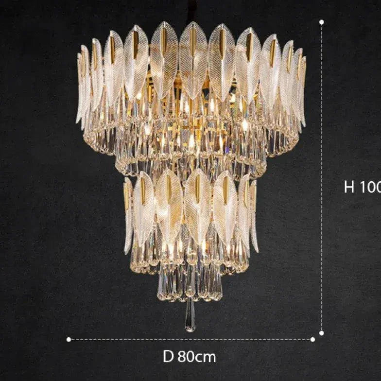 Lustre En Pampille Moderne Léger Luxueux Cristal - Clowas.fr