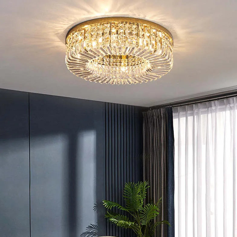 Plafonnier Lustre Design Moderne Cristal éclairage