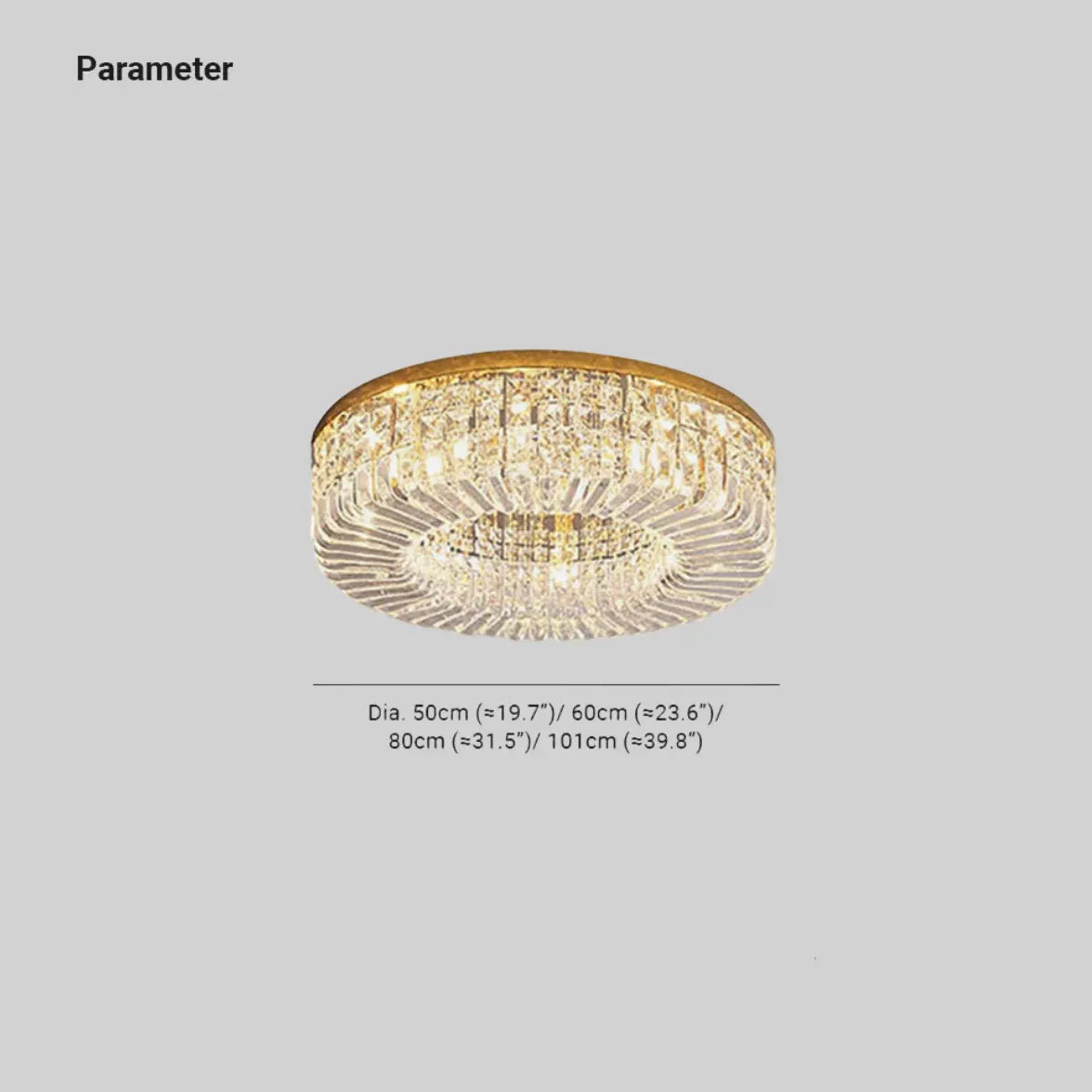 Plafonnier Lustre Design Moderne Cristal éclairage